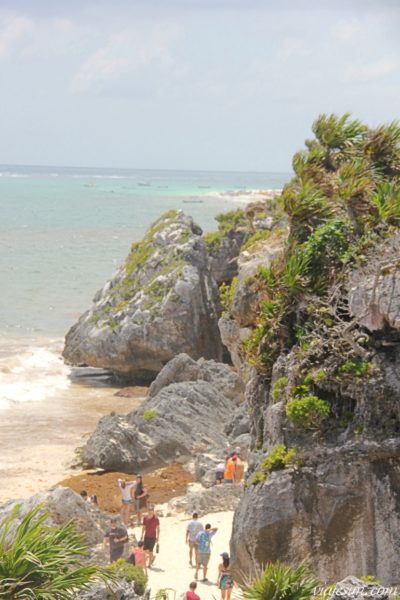 mexico-roteiro-8-dias-ruínas-Tulum-playa-paradiso Playa Paradiso em Tulum vista de cima